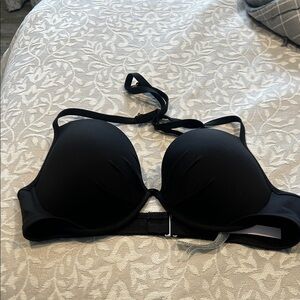 Victorias Secret push up black swim suit bikini top